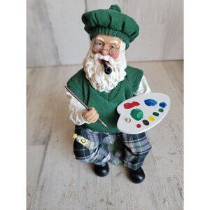 Clothtique Irish Santa Claus painting artist possible dreams Xmas figure